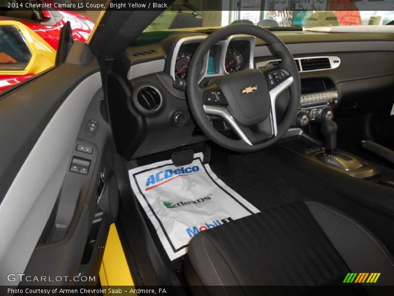 Bright Yellow / Black 2014 Chevrolet Camaro LS Coupe