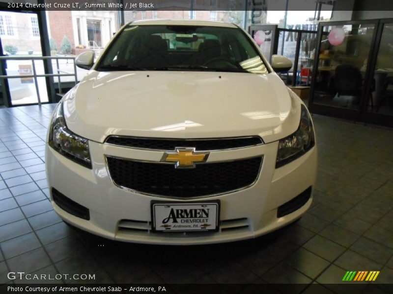 Summit White / Jet Black 2014 Chevrolet Cruze LT