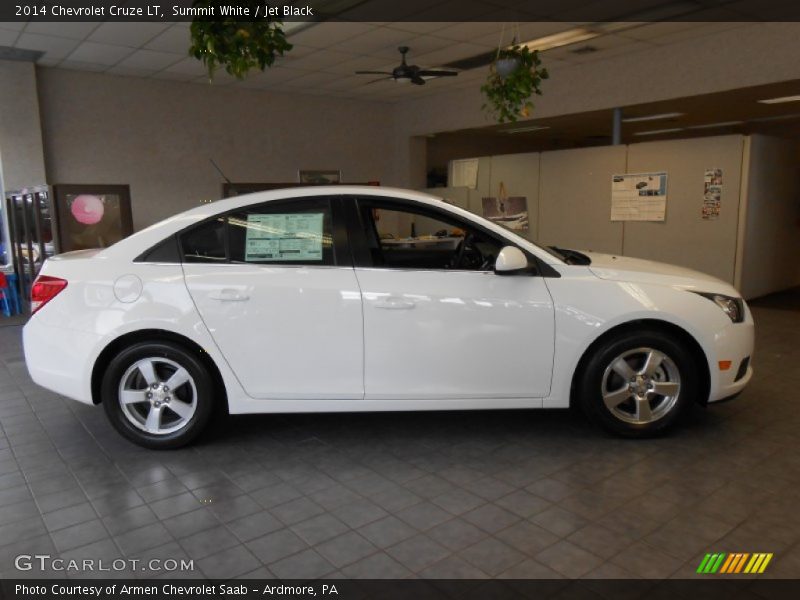 Summit White / Jet Black 2014 Chevrolet Cruze LT