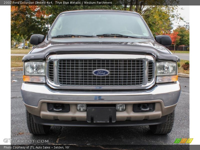 True Blue Metallic / Medium Parchment 2002 Ford Excursion Limited 4x4