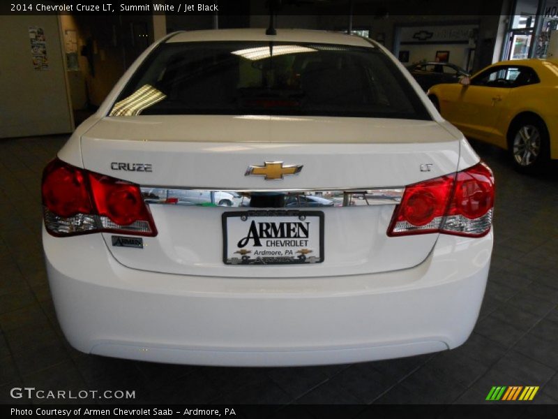 Summit White / Jet Black 2014 Chevrolet Cruze LT