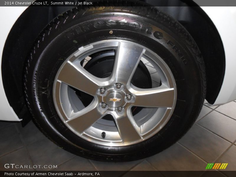Summit White / Jet Black 2014 Chevrolet Cruze LT