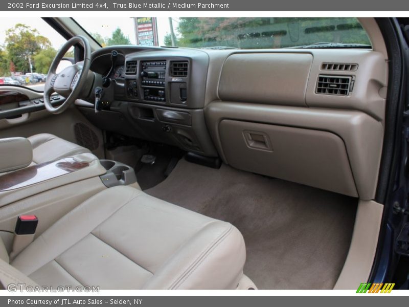 True Blue Metallic / Medium Parchment 2002 Ford Excursion Limited 4x4