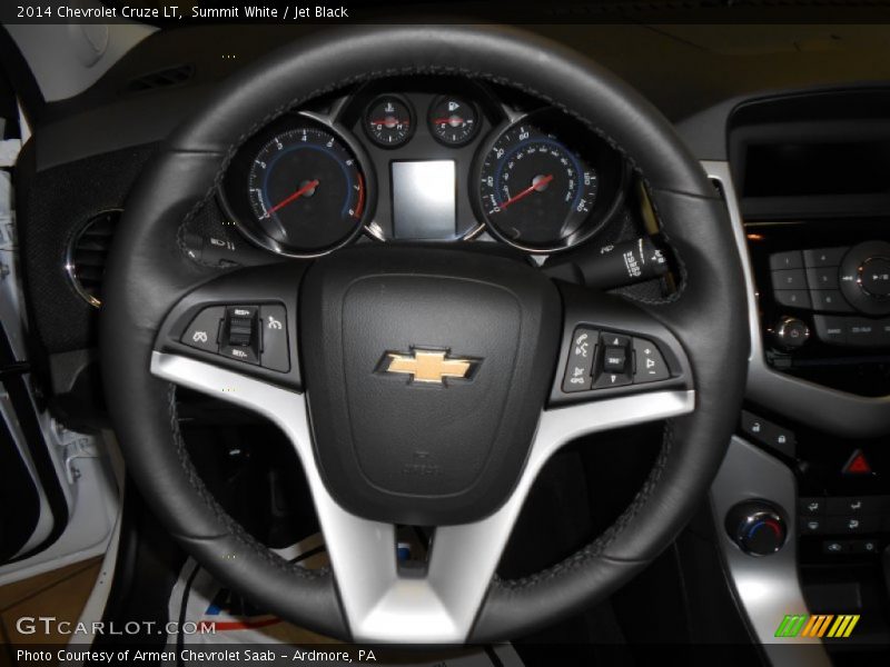 Summit White / Jet Black 2014 Chevrolet Cruze LT