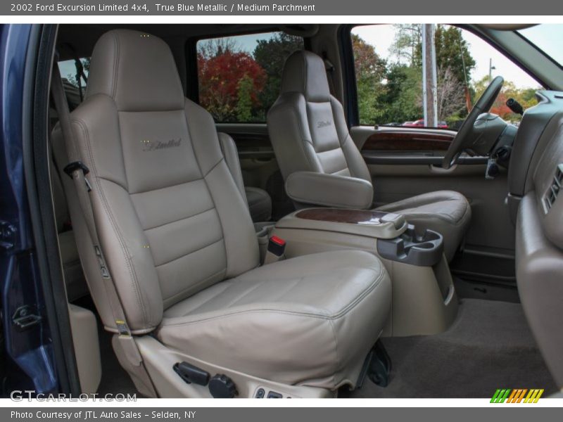 True Blue Metallic / Medium Parchment 2002 Ford Excursion Limited 4x4