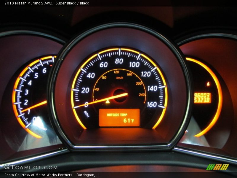 Super Black / Black 2010 Nissan Murano S AWD