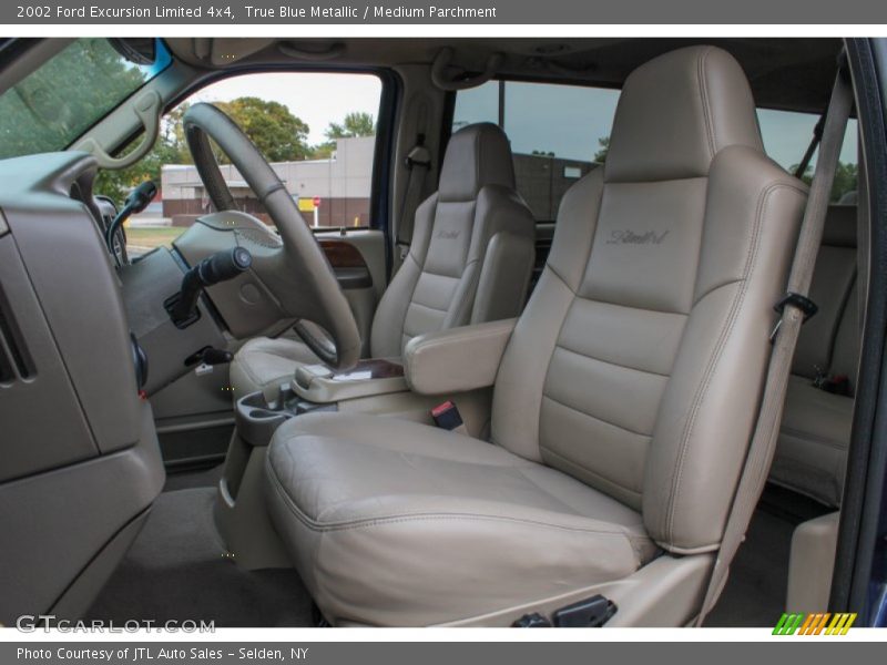 True Blue Metallic / Medium Parchment 2002 Ford Excursion Limited 4x4