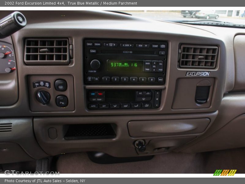 True Blue Metallic / Medium Parchment 2002 Ford Excursion Limited 4x4