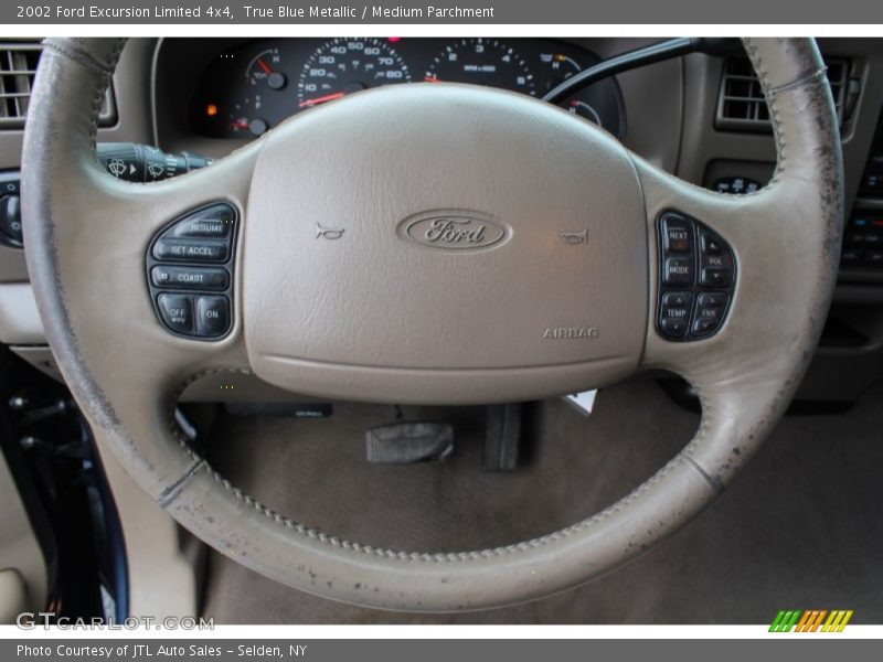 True Blue Metallic / Medium Parchment 2002 Ford Excursion Limited 4x4