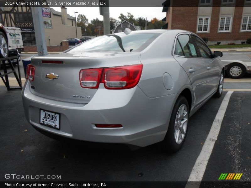 Silver Ice Metallic / Jet Black 2014 Chevrolet Malibu LT
