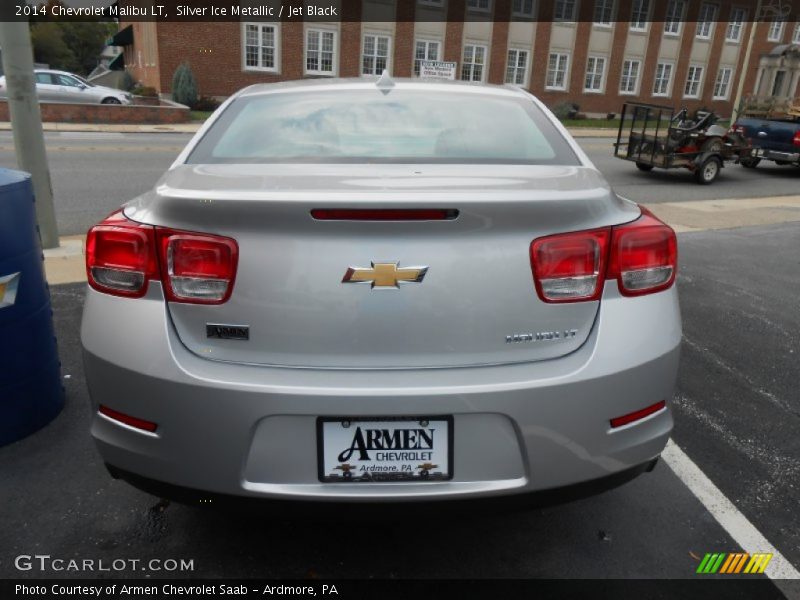Silver Ice Metallic / Jet Black 2014 Chevrolet Malibu LT