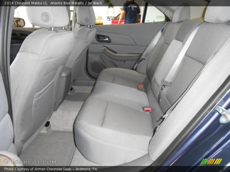 Atlantis Blue Metallic / Jet Black 2014 Chevrolet Malibu LS