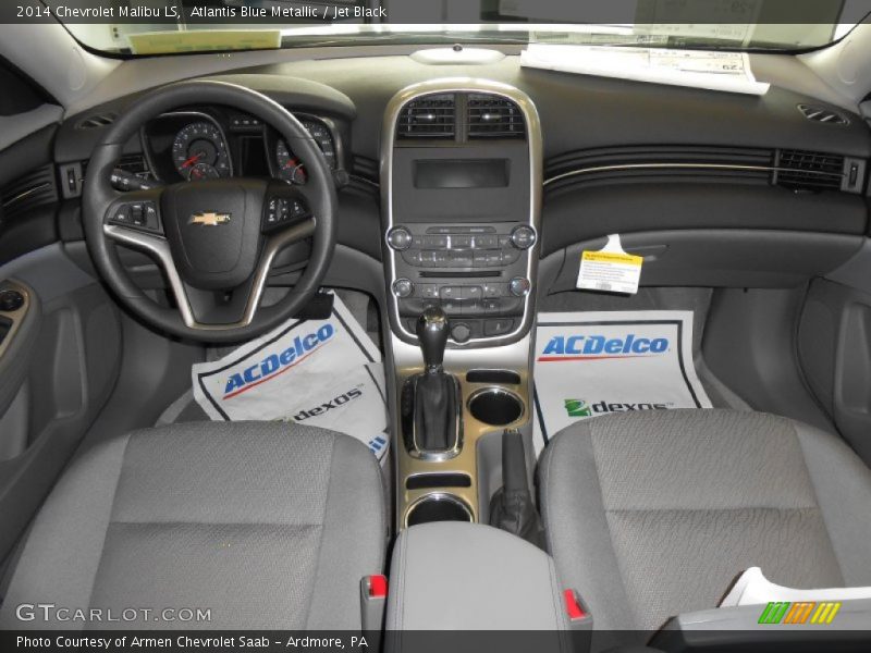 Atlantis Blue Metallic / Jet Black 2014 Chevrolet Malibu LS
