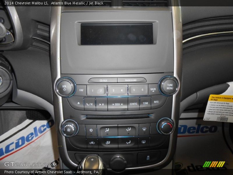 Atlantis Blue Metallic / Jet Black 2014 Chevrolet Malibu LS
