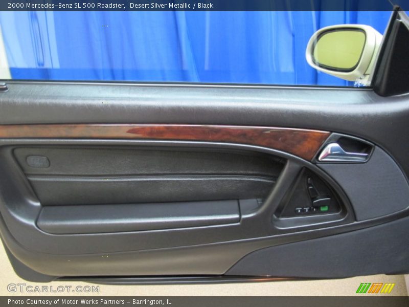 Desert Silver Metallic / Black 2000 Mercedes-Benz SL 500 Roadster