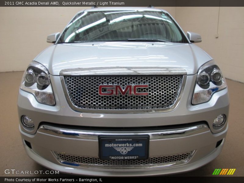 Quicksilver Metallic / Light Titanium 2011 GMC Acadia Denali AWD