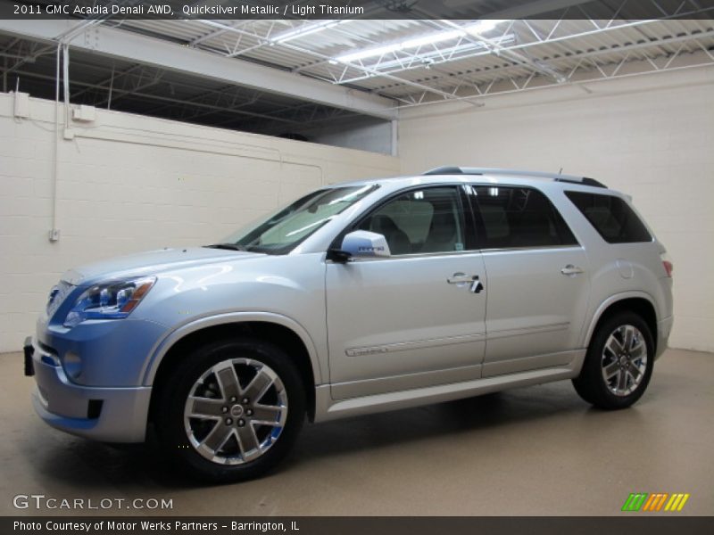 Quicksilver Metallic / Light Titanium 2011 GMC Acadia Denali AWD