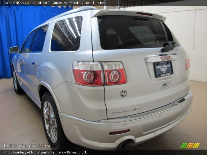 Quicksilver Metallic / Light Titanium 2011 GMC Acadia Denali AWD
