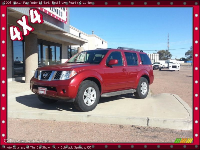 Red Brawn Pearl / Graphite 2005 Nissan Pathfinder LE 4x4