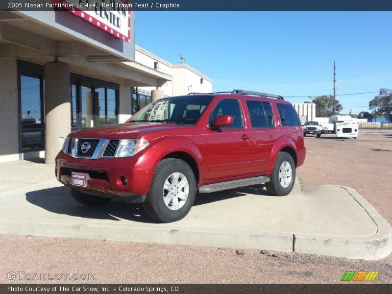 Red Brawn Pearl / Graphite 2005 Nissan Pathfinder LE 4x4