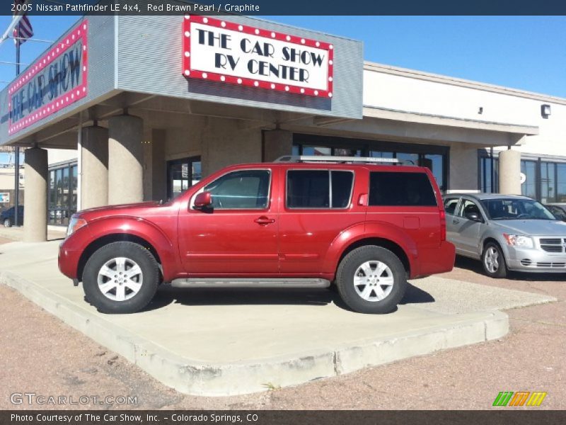 Red Brawn Pearl / Graphite 2005 Nissan Pathfinder LE 4x4