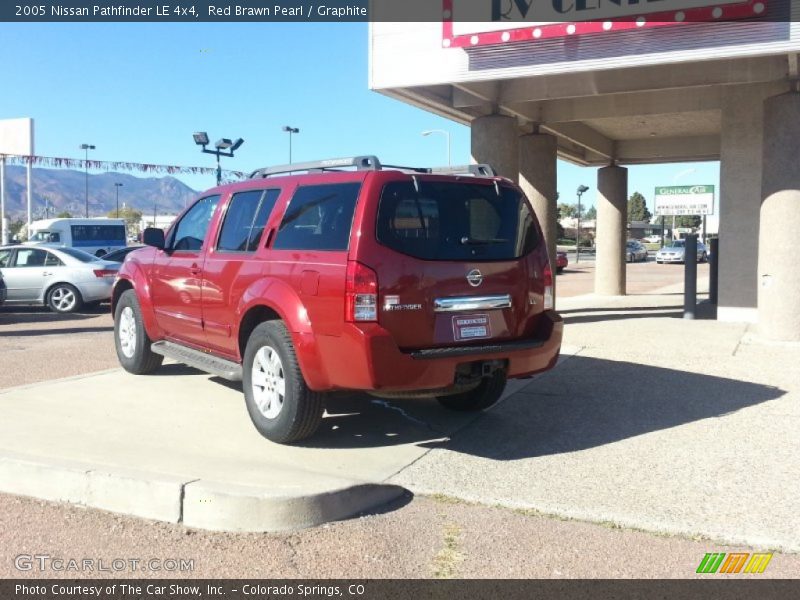 Red Brawn Pearl / Graphite 2005 Nissan Pathfinder LE 4x4