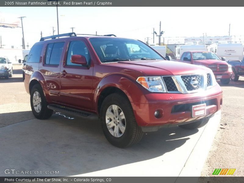 Red Brawn Pearl / Graphite 2005 Nissan Pathfinder LE 4x4