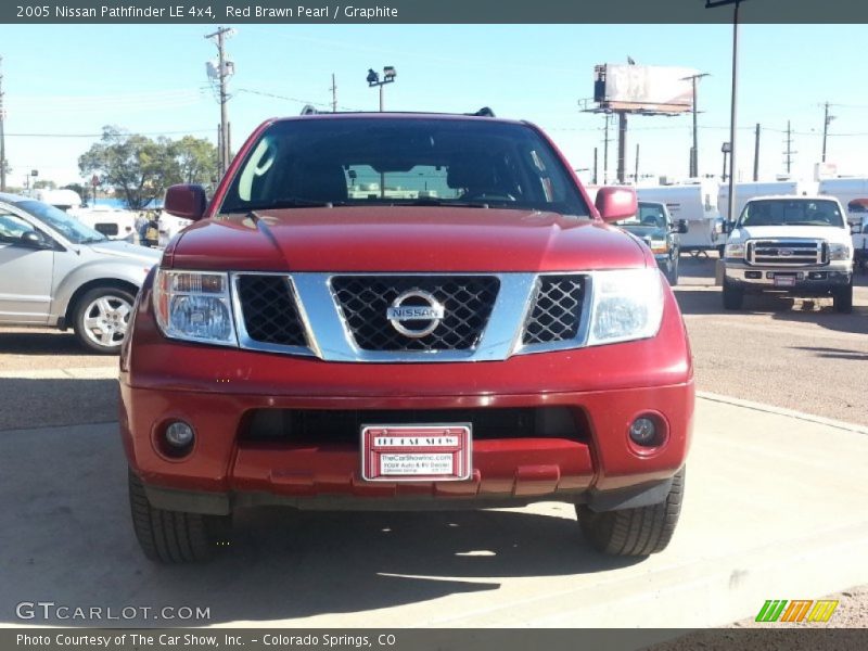 Red Brawn Pearl / Graphite 2005 Nissan Pathfinder LE 4x4