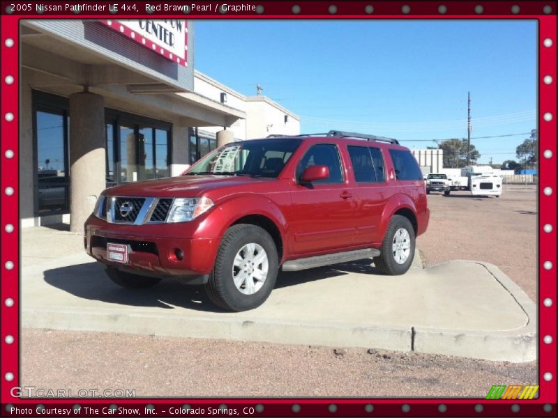 Red Brawn Pearl / Graphite 2005 Nissan Pathfinder LE 4x4