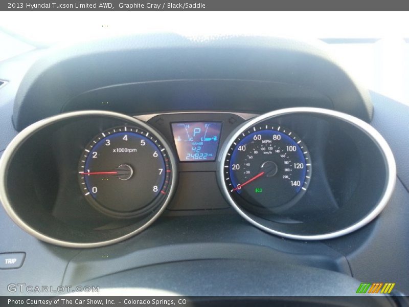 Graphite Gray / Black/Saddle 2013 Hyundai Tucson Limited AWD