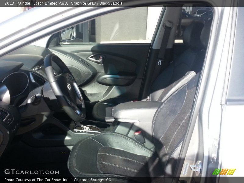 Graphite Gray / Black/Saddle 2013 Hyundai Tucson Limited AWD
