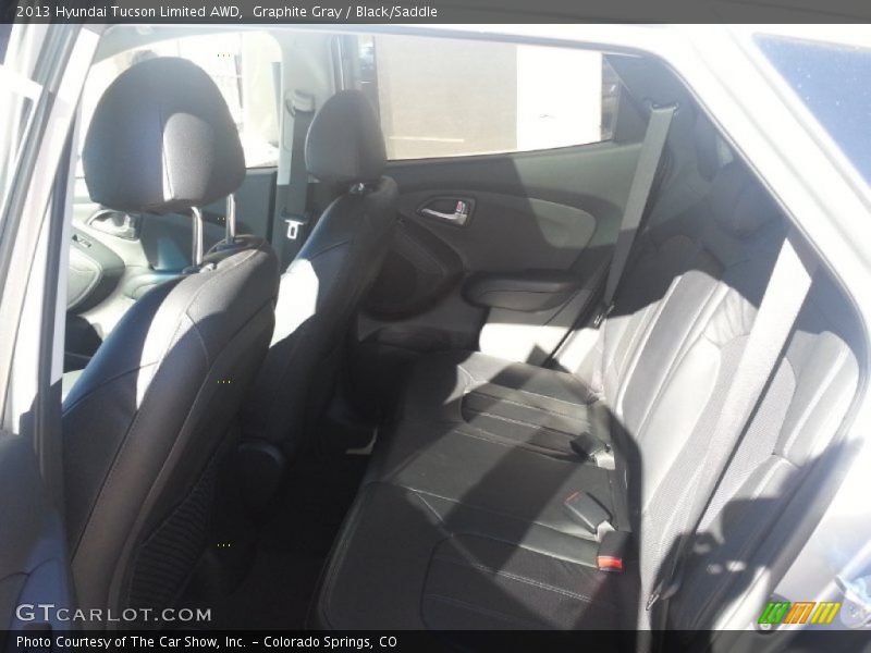 Graphite Gray / Black/Saddle 2013 Hyundai Tucson Limited AWD