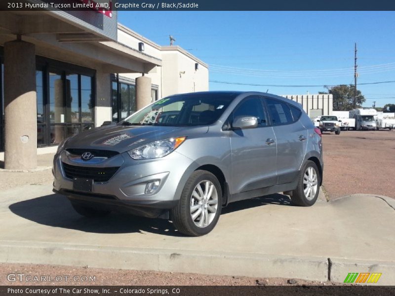 Graphite Gray / Black/Saddle 2013 Hyundai Tucson Limited AWD