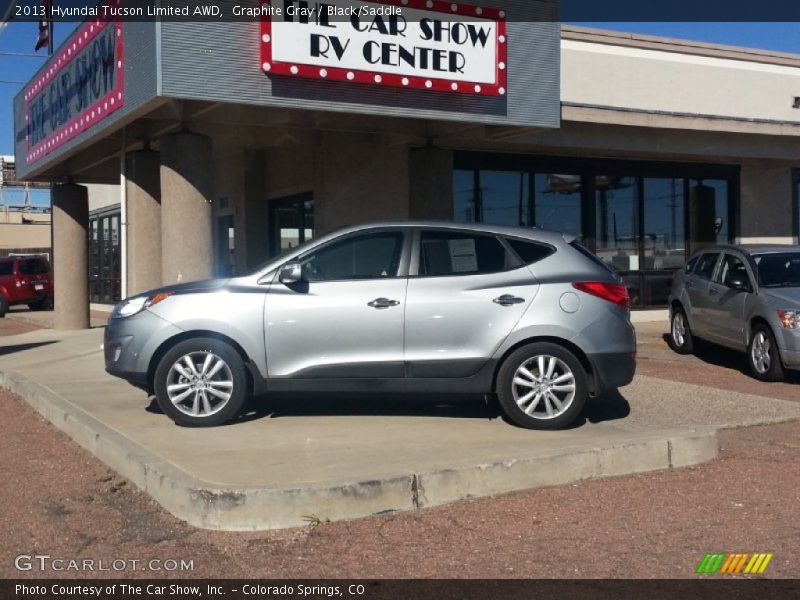 Graphite Gray / Black/Saddle 2013 Hyundai Tucson Limited AWD