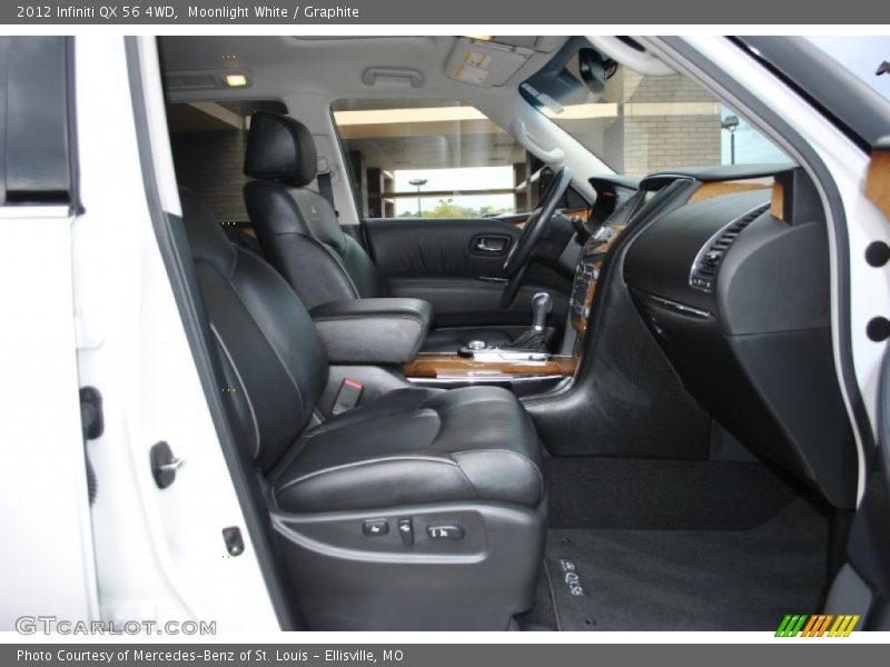 Moonlight White / Graphite 2012 Infiniti QX 56 4WD