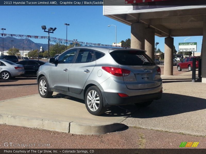 Graphite Gray / Black/Saddle 2013 Hyundai Tucson Limited AWD