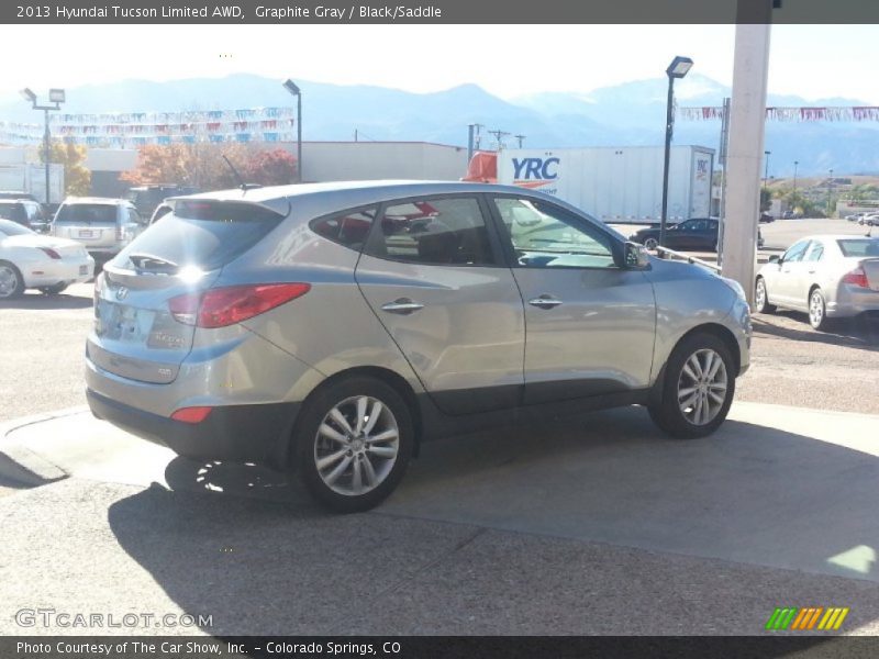 Graphite Gray / Black/Saddle 2013 Hyundai Tucson Limited AWD