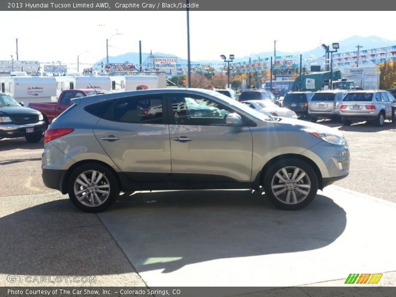 Graphite Gray / Black/Saddle 2013 Hyundai Tucson Limited AWD