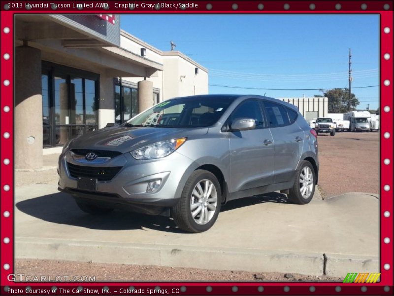 Graphite Gray / Black/Saddle 2013 Hyundai Tucson Limited AWD