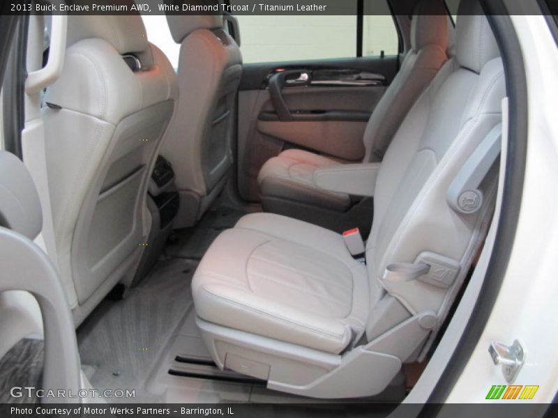 Rear Seat of 2013 Enclave Premium AWD