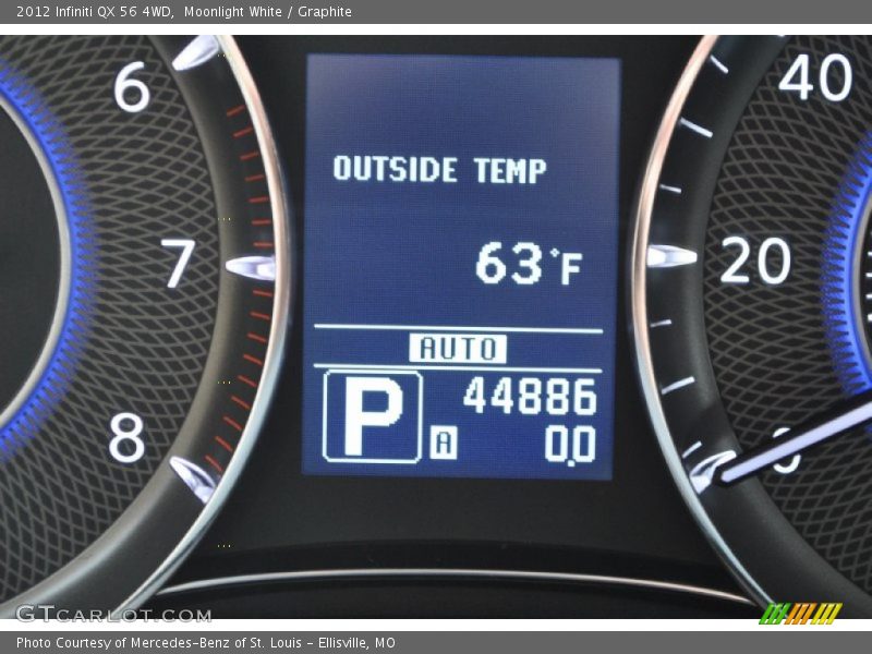Moonlight White / Graphite 2012 Infiniti QX 56 4WD