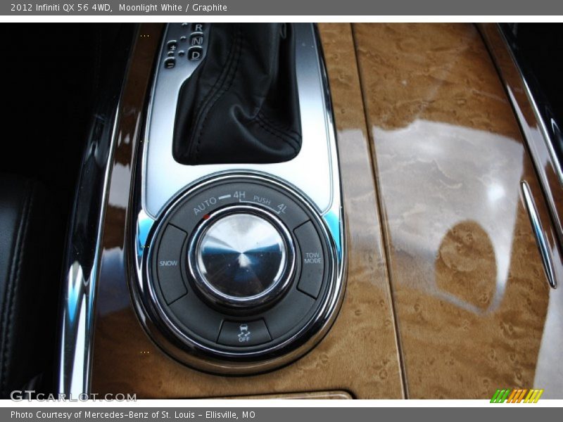 Moonlight White / Graphite 2012 Infiniti QX 56 4WD