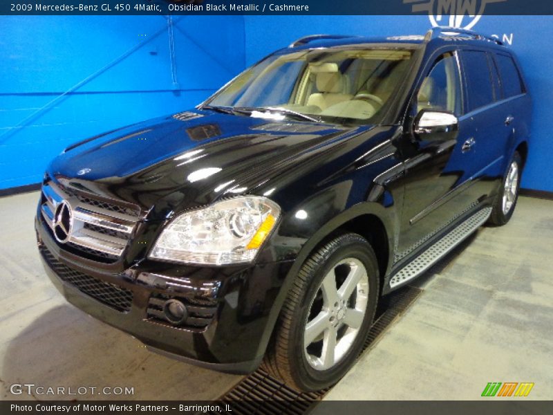 Obsidian Black Metallic / Cashmere 2009 Mercedes-Benz GL 450 4Matic