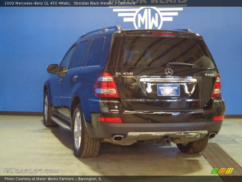 Obsidian Black Metallic / Cashmere 2009 Mercedes-Benz GL 450 4Matic