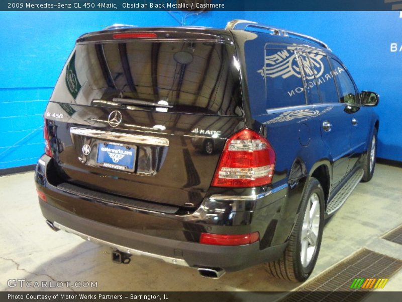 Obsidian Black Metallic / Cashmere 2009 Mercedes-Benz GL 450 4Matic