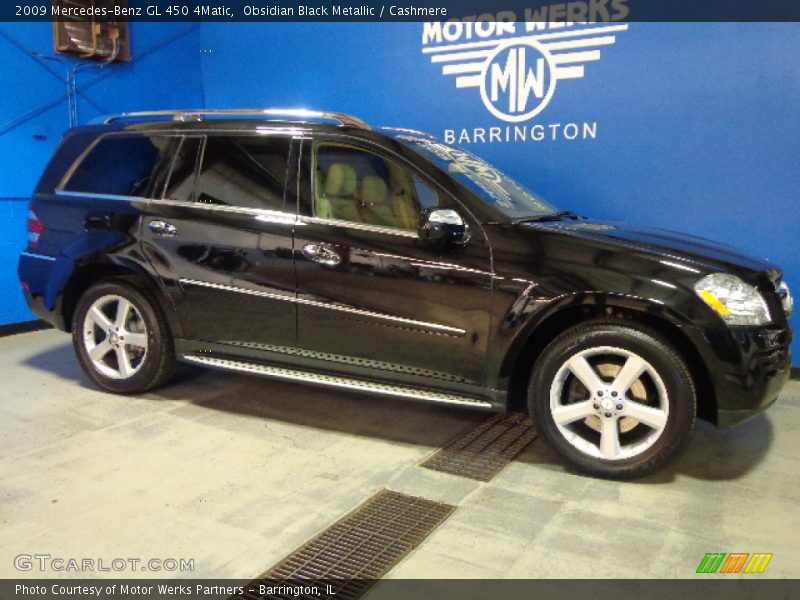 Obsidian Black Metallic / Cashmere 2009 Mercedes-Benz GL 450 4Matic