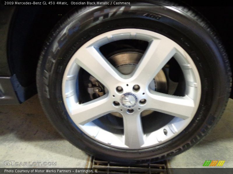 Obsidian Black Metallic / Cashmere 2009 Mercedes-Benz GL 450 4Matic