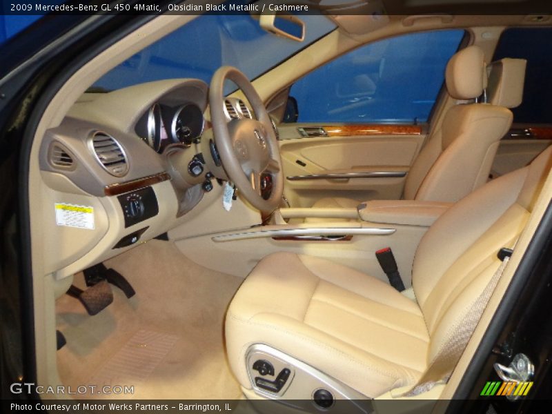 Obsidian Black Metallic / Cashmere 2009 Mercedes-Benz GL 450 4Matic