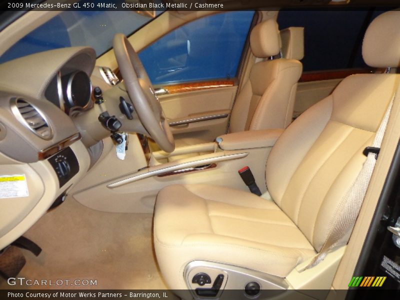 Obsidian Black Metallic / Cashmere 2009 Mercedes-Benz GL 450 4Matic