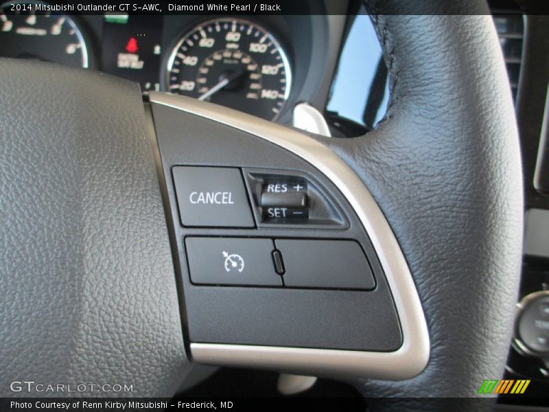 Diamond White Pearl / Black 2014 Mitsubishi Outlander GT S-AWC